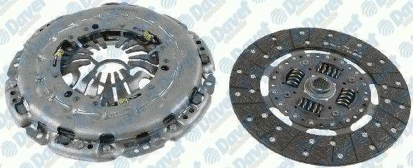 LUK 628316609 Debriyaj Seti Rulmansiz 280mm H1 Cargo-Travel 2.5crdi 170hp 08> (D4cb)